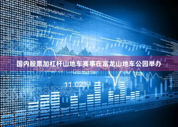 国内股票加杠杆山地车赛事在富龙山地车公园举办